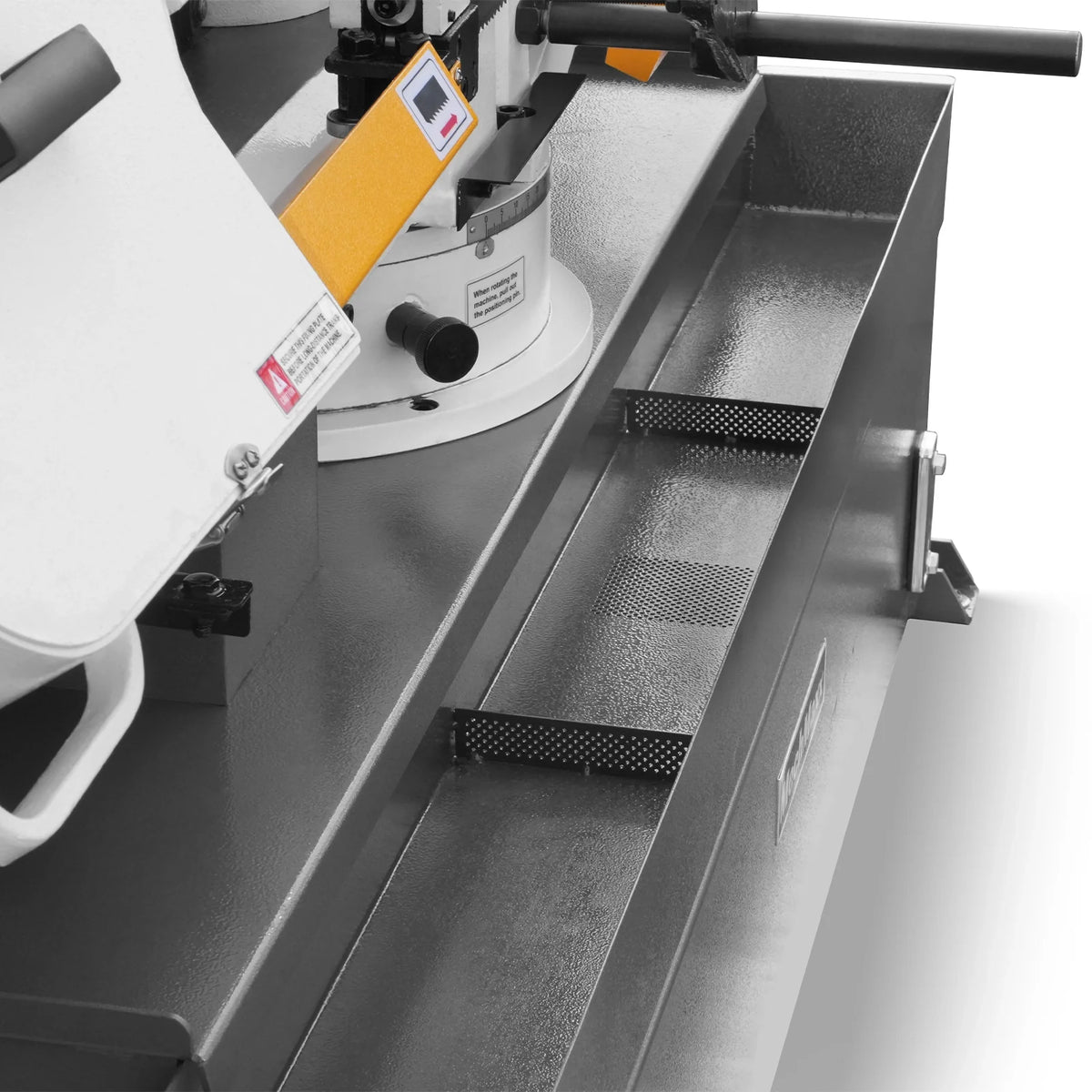 MechMaxx Metal Cutting Band Saw, 10 in Horizontal, 2 HP 220V, 0-45 Degree Mitering, Hydraulic Down Feed, Coola - view 31