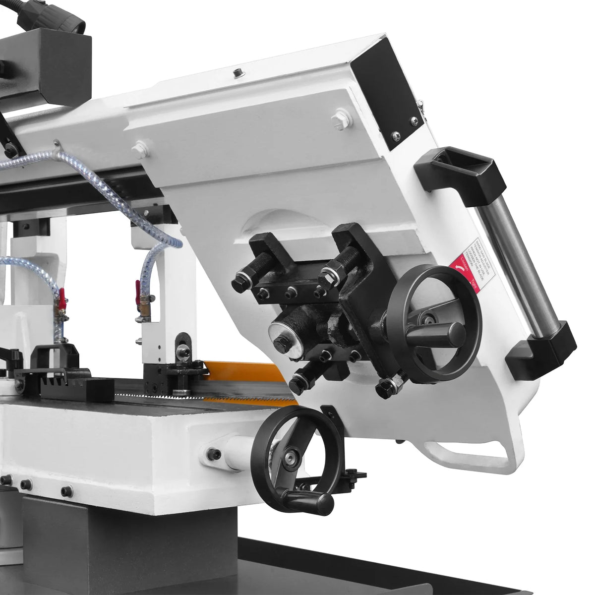 MechMaxx Metal Cutting Band Saw, 10 in Horizontal, 2 HP 220V, 0-45 Degree Mitering, Hydraulic Down Feed, Coola - view 56