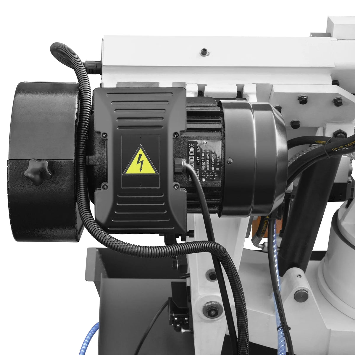 MechMaxx Metal Cutting Band Saw, 10 in Horizontal, 2 HP 220V, 0-45 Degree Mitering, Hydraulic Down Feed, Coola - view 48
