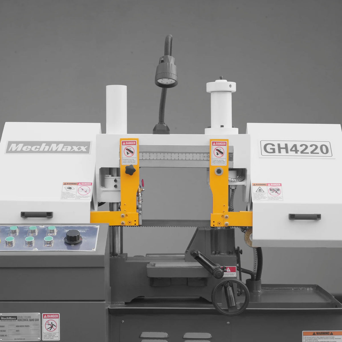8 in Double Column Horizontal Metal Cutting Band Saw, 7-7/8 x 7-7/8 in Capacity, Hydraulic Feed, Coolant Syste - view 30