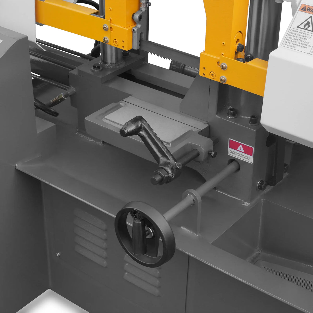 8 in Double Column Horizontal Metal Cutting Band Saw, 7-7/8 x 7-7/8 in Capacity, Hydraulic Feed, Coolant Syste - view 24