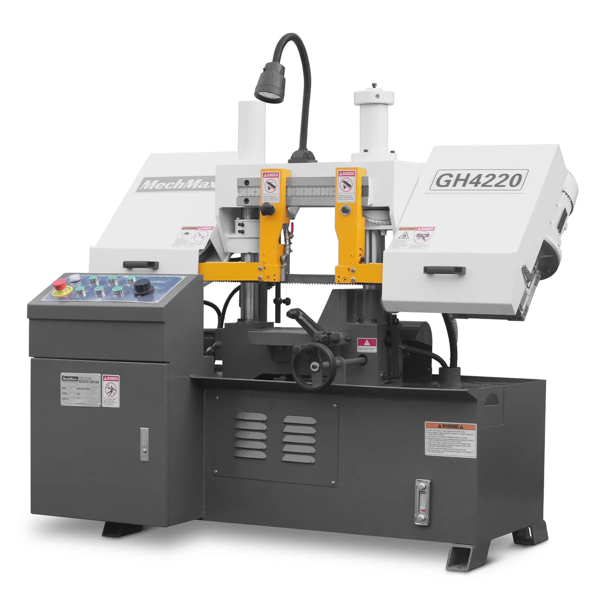 8 in Double Column Horizontal Metal Cutting Band Saw, 7-7/8 x 7-7/8 in Capacity, Hydraulic Feed, Coolant Syste - view 17