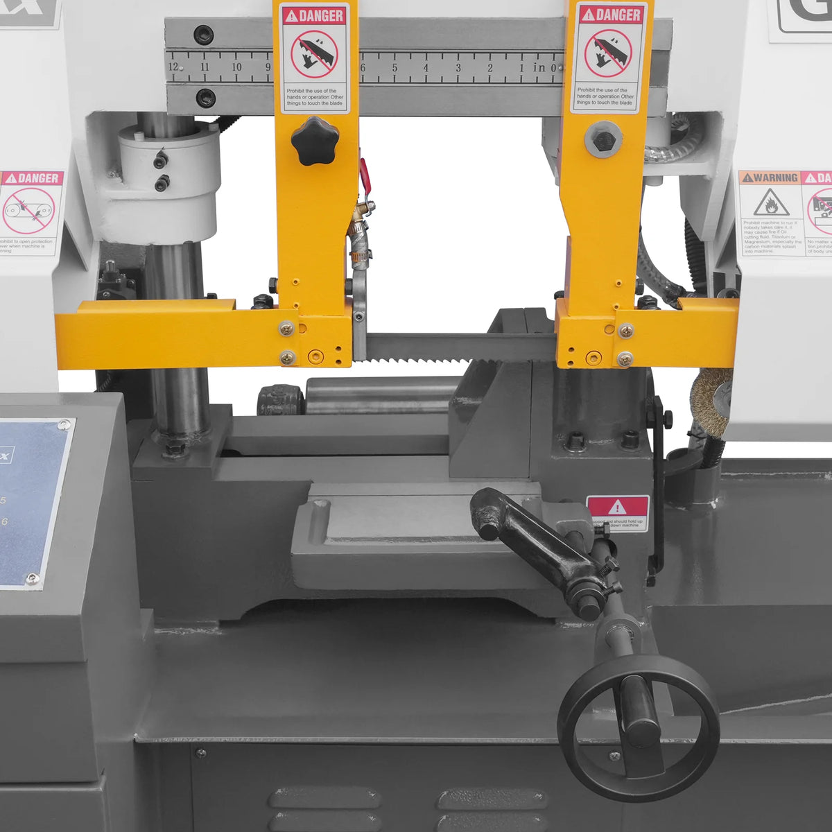 8 in Double Column Horizontal Metal Cutting Band Saw, 7-7/8 x 7-7/8 in Capacity, Hydraulic Feed, Coolant Syste - view 27