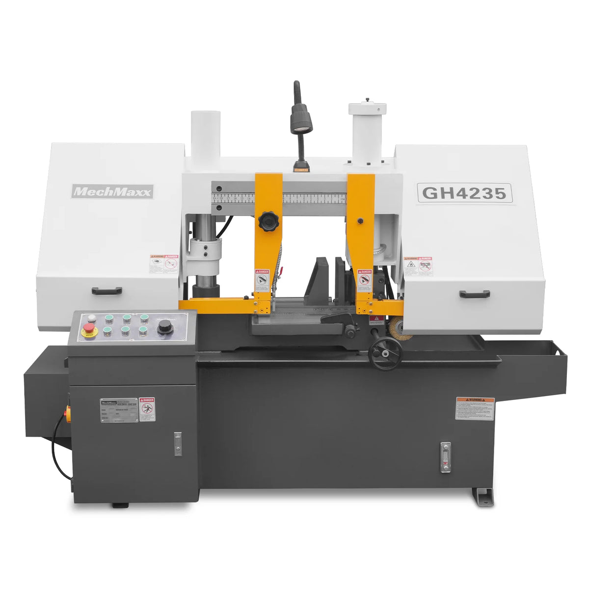 13 in Double Column Horizontal Metal Cutting Band Saw, Hydraulic Feed, 2-Speed, 2.2/2.8 kW, GH4235