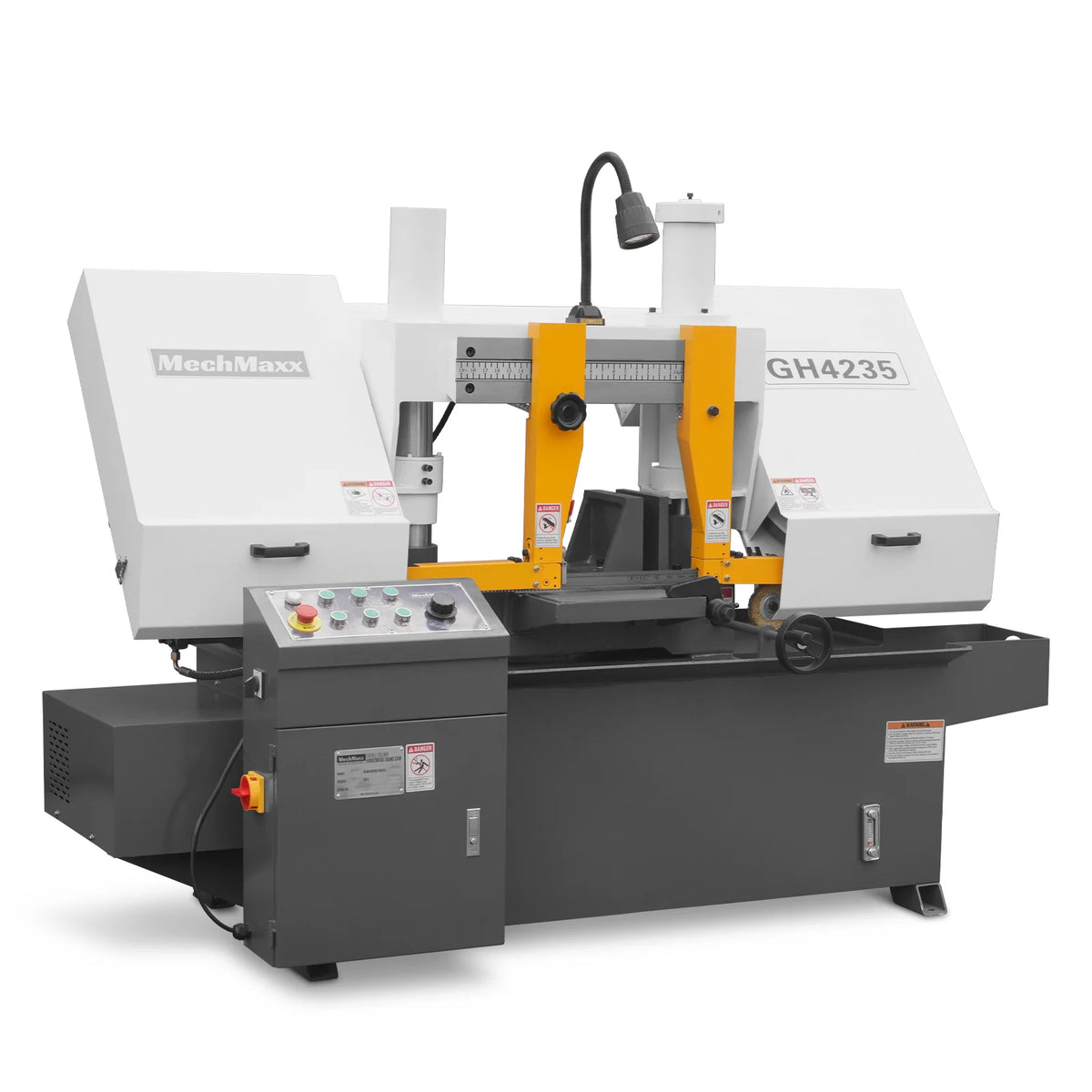 13 in Double Column Horizontal Metal Cutting Band Saw, Hydraulic Feed, 2-Speed, 2.2/2.8 kW, GH4235 - view 5