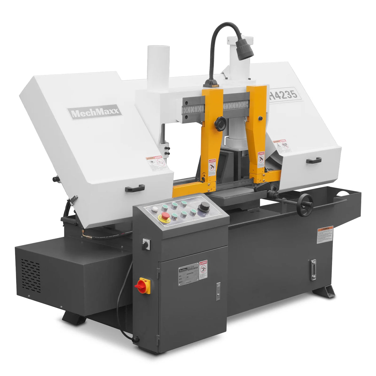 13 in Double Column Horizontal Metal Cutting Band Saw, Hydraulic Feed, 2-Speed, 2.2/2.8 kW, GH4235 - view 3
