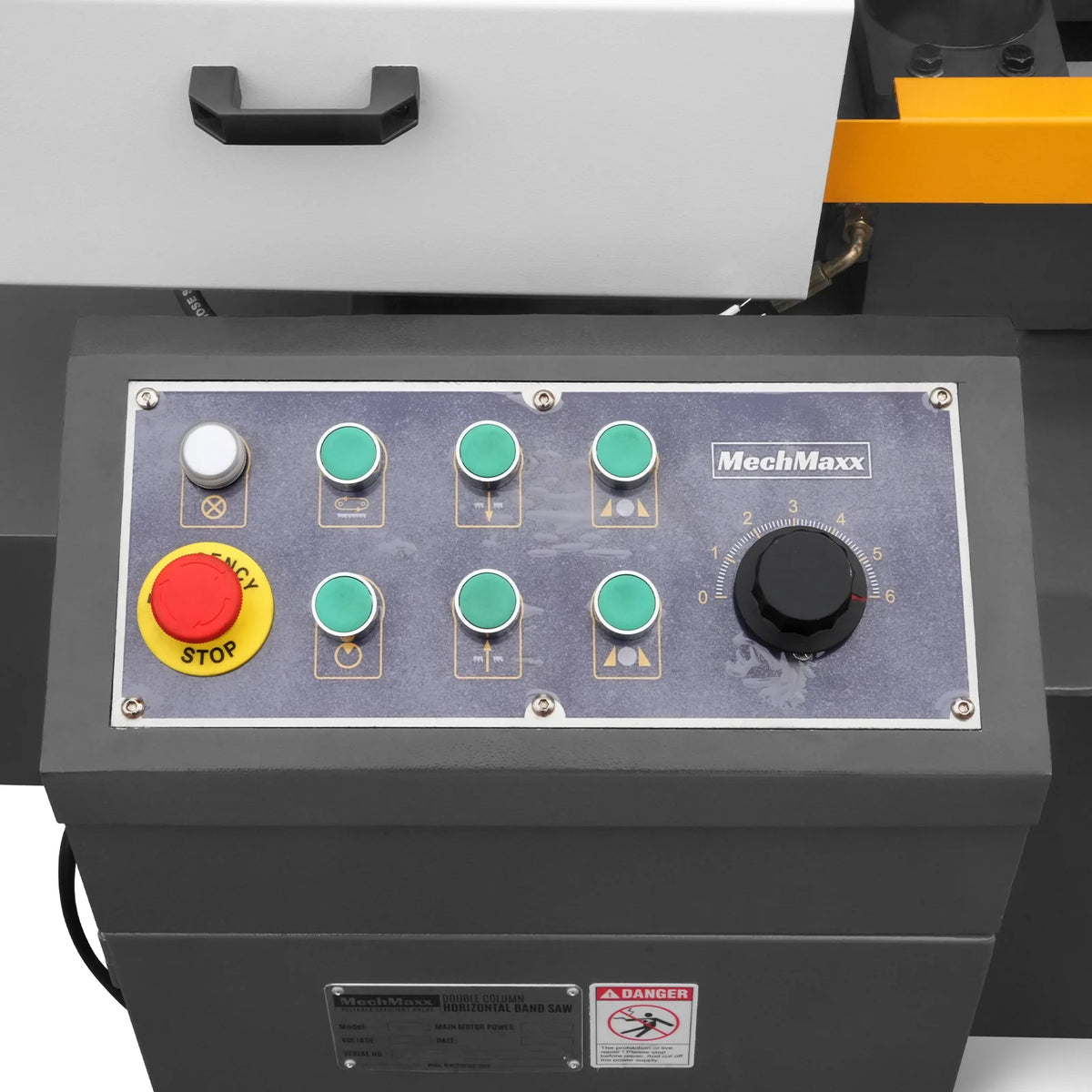 13 in Double Column Horizontal Metal Cutting Band Saw, Hydraulic Feed, 2-Speed, 2.2/2.8 kW, GH4235 - view 12