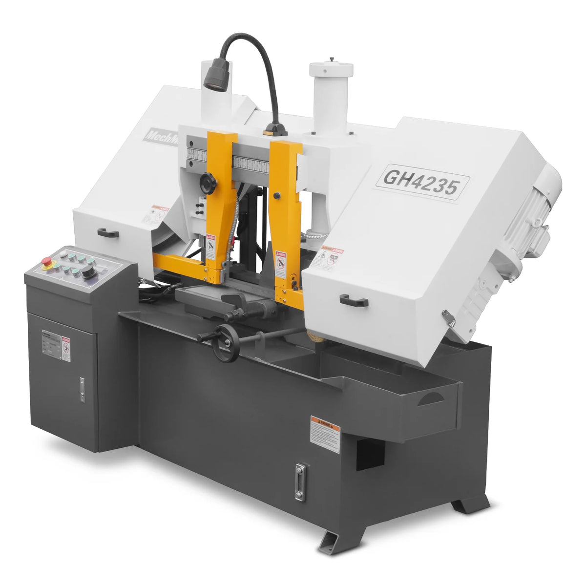 13 in Double Column Horizontal Metal Cutting Band Saw, Hydraulic Feed, 2-Speed, 2.2/2.8 kW, GH4235 - view 4