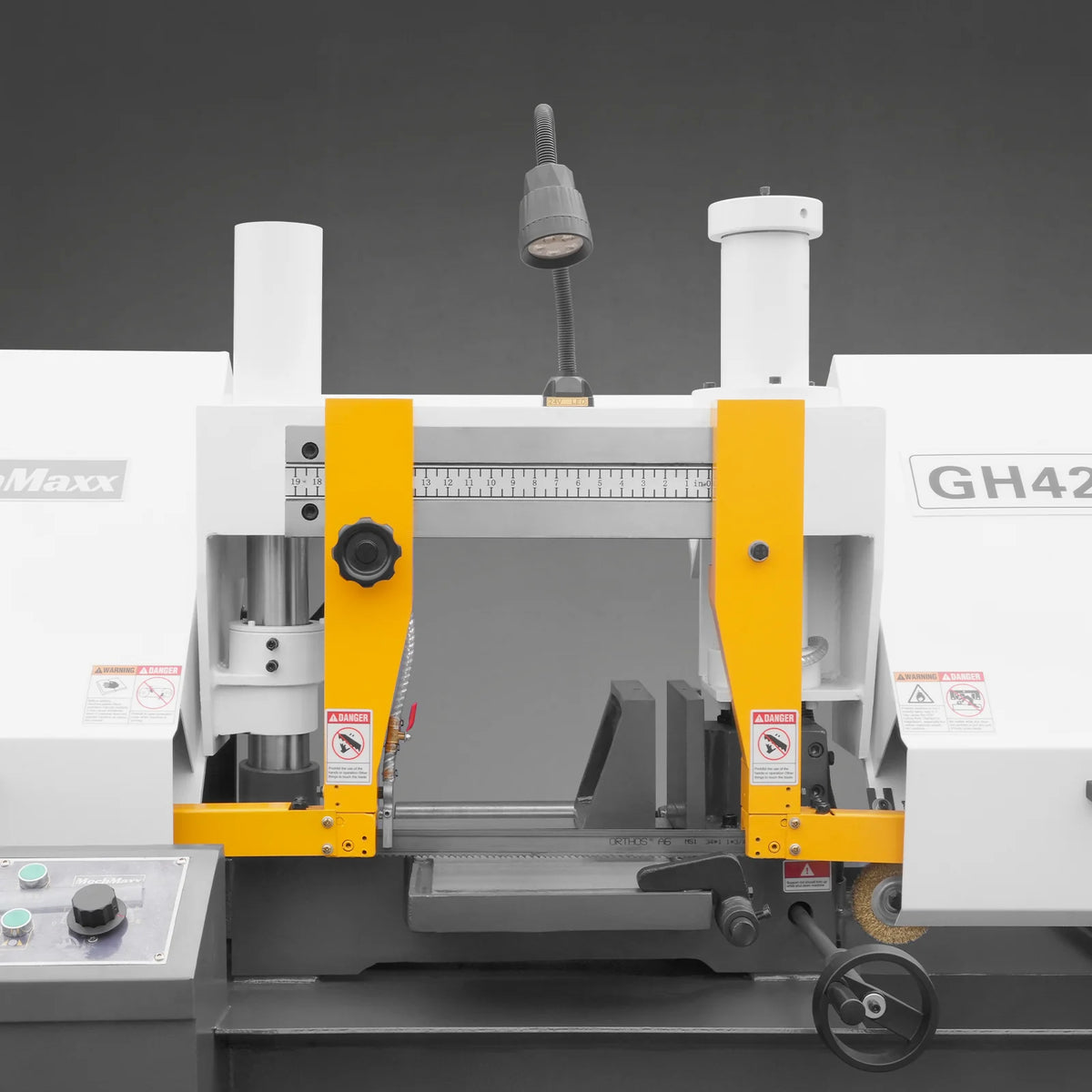 13 in Double Column Horizontal Metal Cutting Band Saw, Hydraulic Feed, 2-Speed, 2.2/2.8 kW, GH4235 - view 10