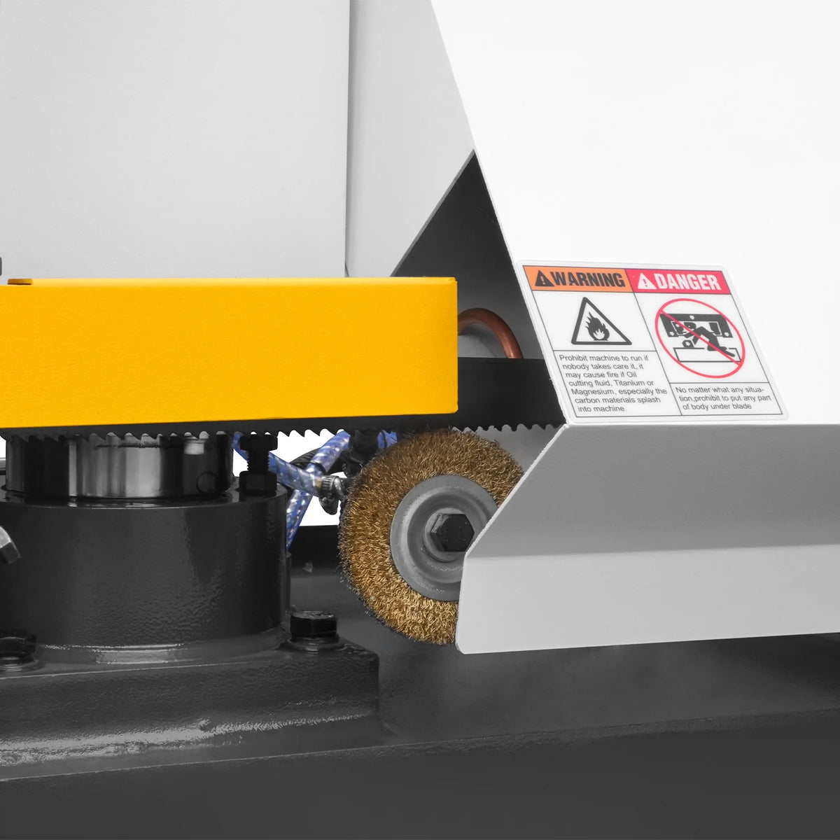 15.7 in Industrial Horizontal Metal Cutting Band Saw, Hydraulic Feed, 3.0/4.0 kW Motor, Manual Clamping, GH424 - view 18