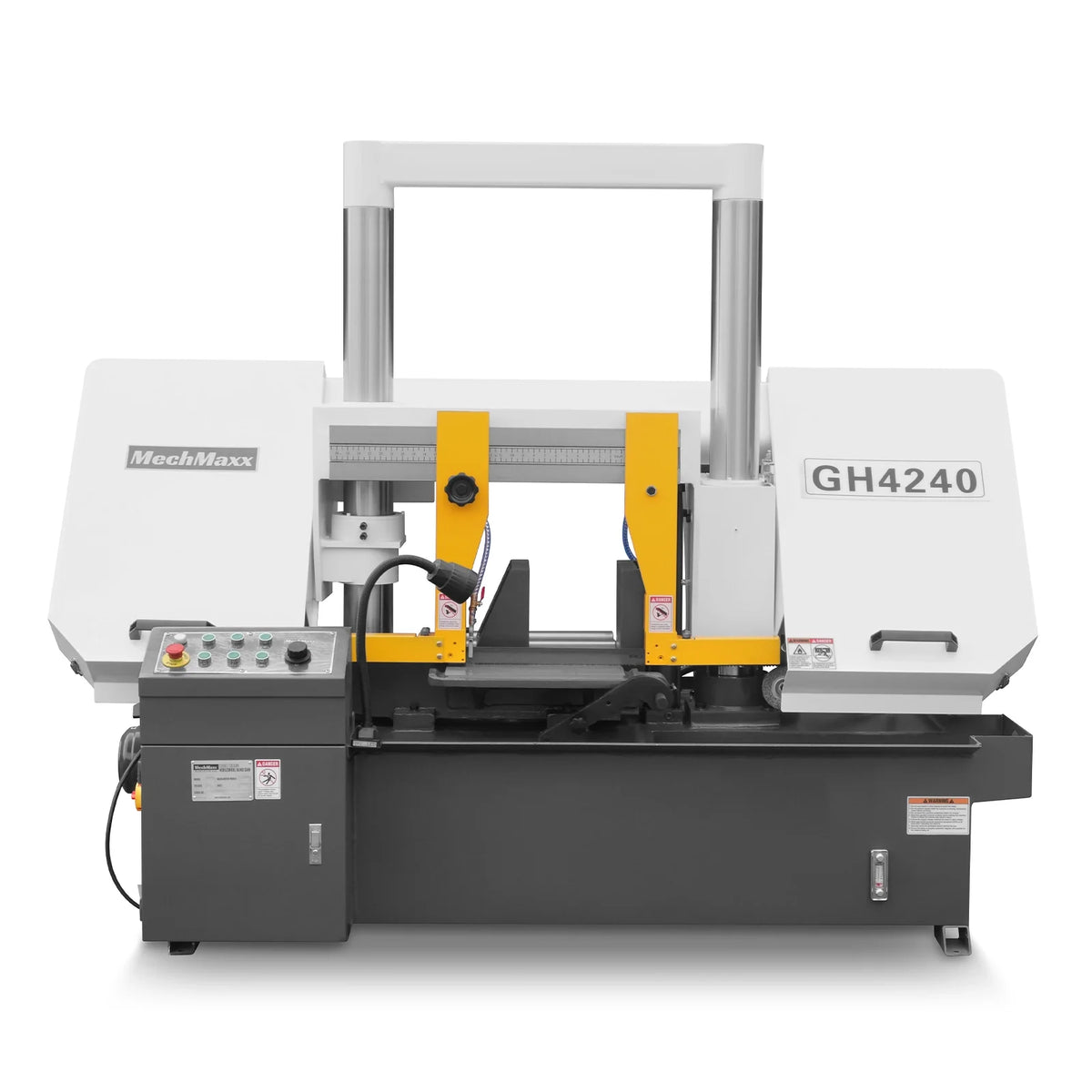 15.7 in Industrial Horizontal Metal Cutting Band Saw, Hydraulic Feed, 3.0/4.0 kW Motor, Manual Clamping, GH424 - view 3