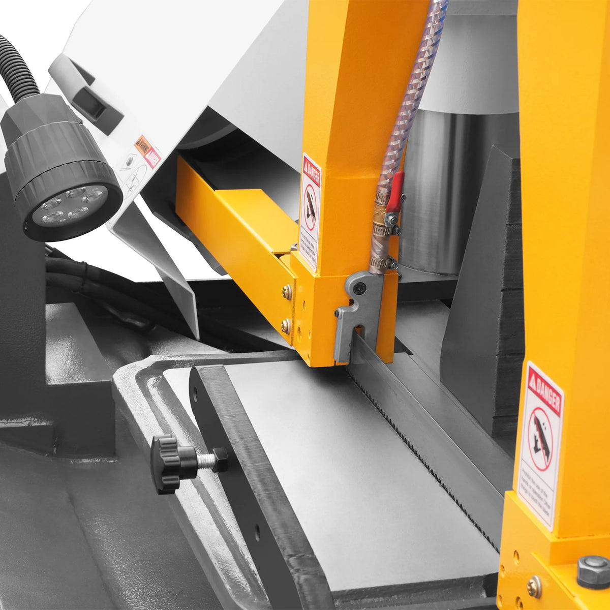 15.7 in Industrial Horizontal Metal Cutting Band Saw, Hydraulic Feed, 3.0/4.0 kW Motor, Manual Clamping, GH424 - view 14