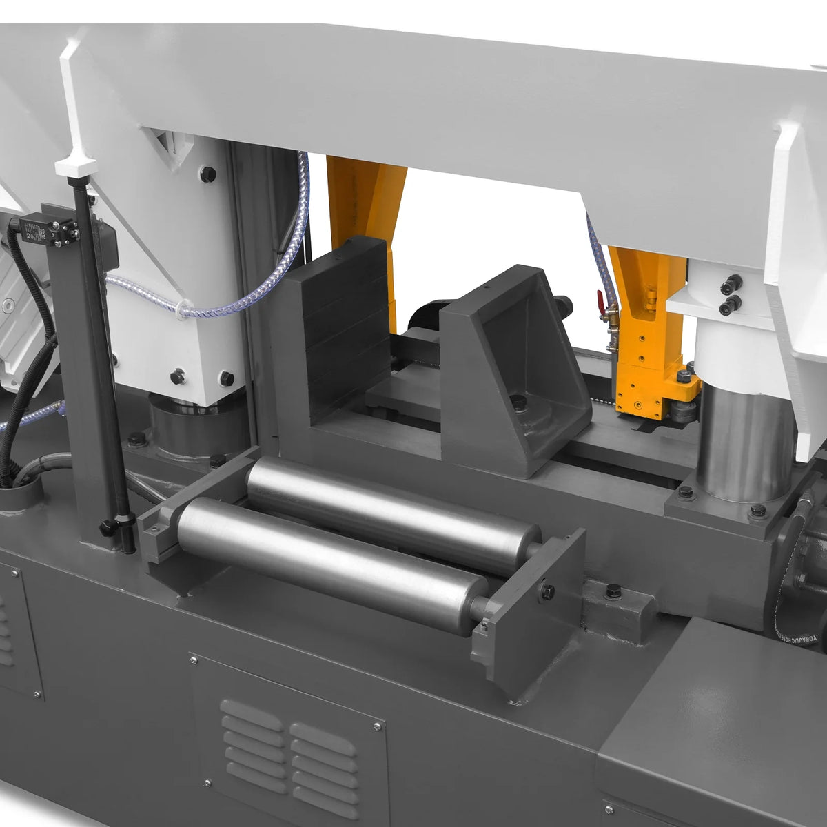 15.7 in Industrial Horizontal Metal Cutting Band Saw, Hydraulic Feed, 3.0/4.0 kW Motor, Manual Clamping, GH424 - view 24