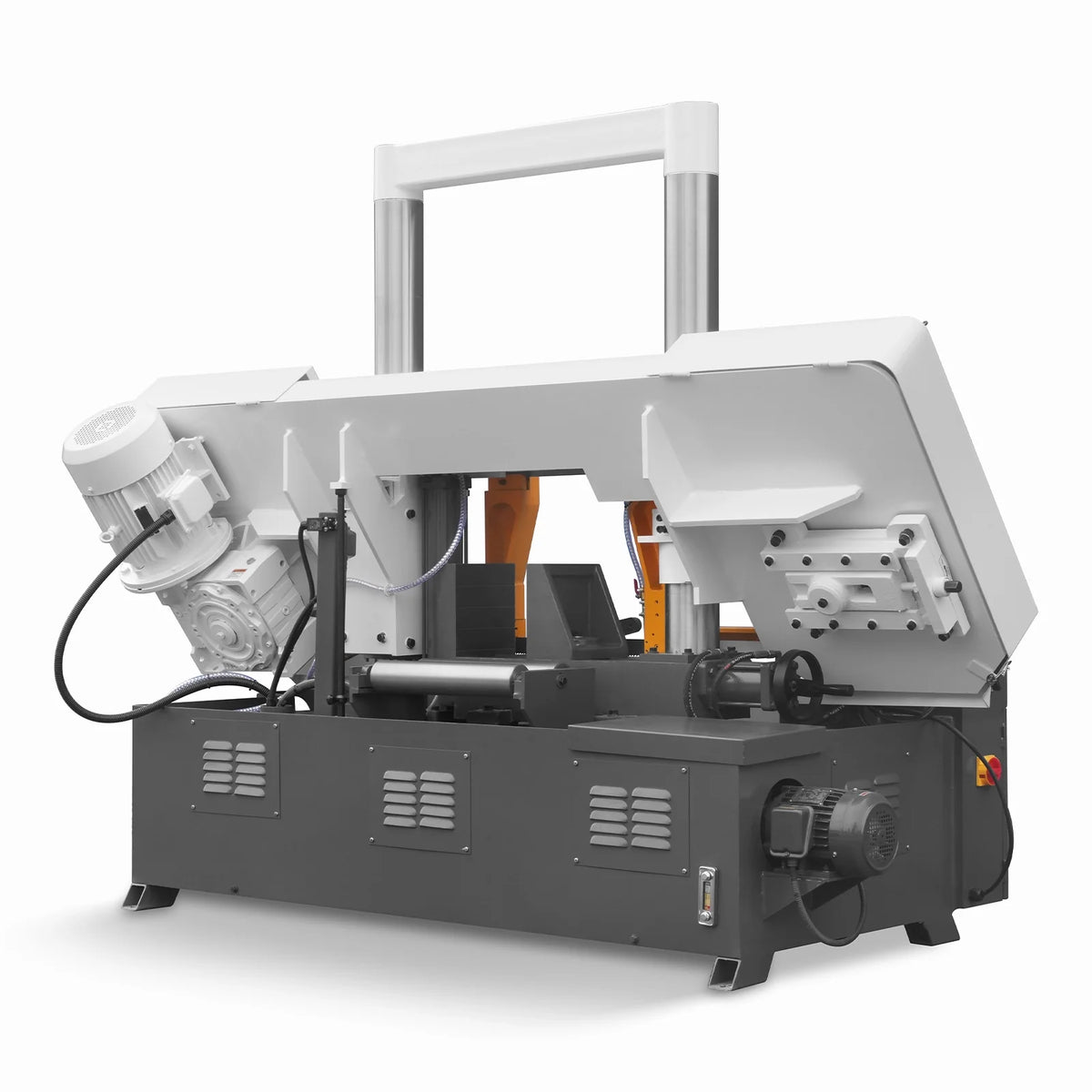 15.7 in Industrial Horizontal Metal Cutting Band Saw, Hydraulic Feed, 3.0/4.0 kW Motor, Manual Clamping, GH424 - view 29