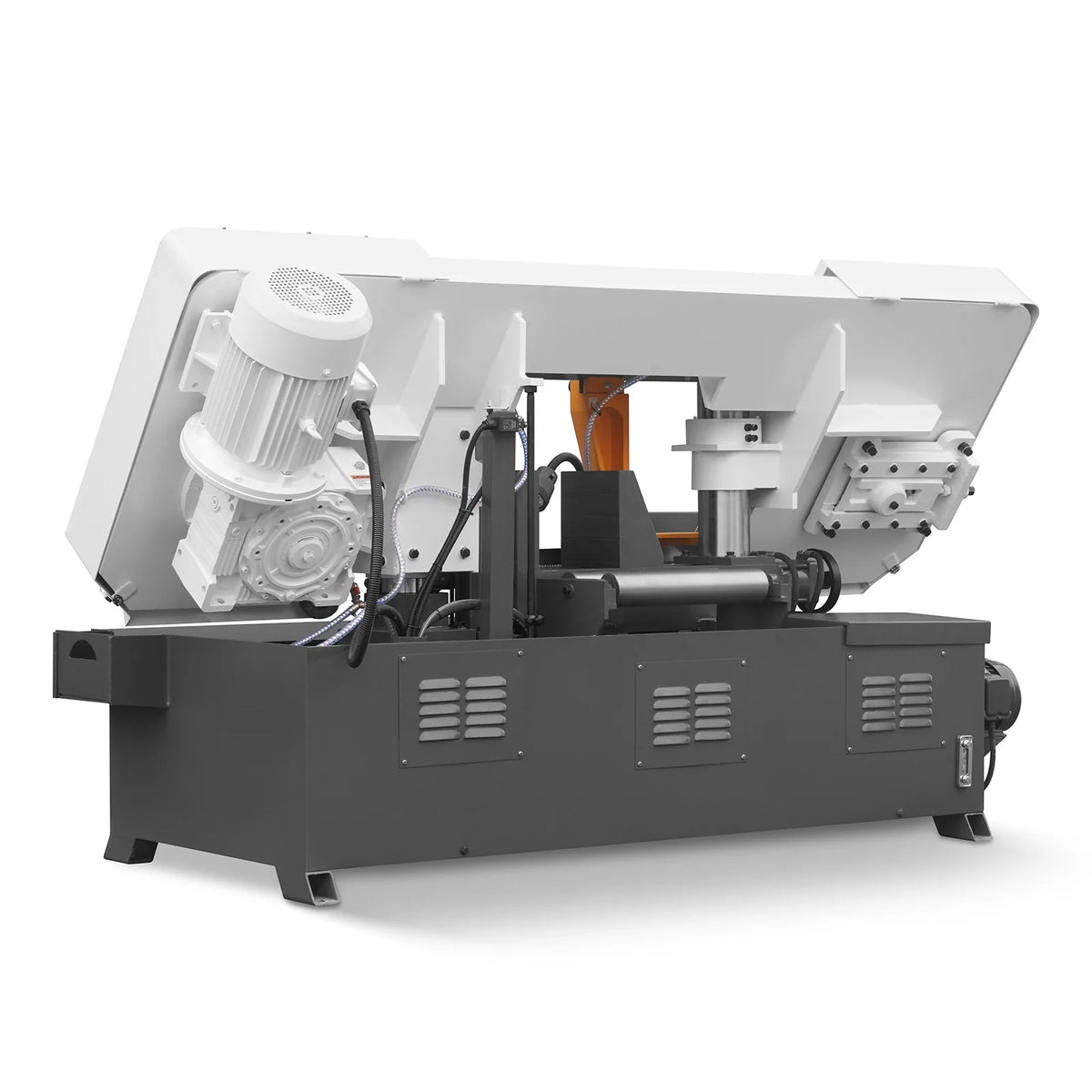 15.7 in Industrial Horizontal Metal Cutting Band Saw, Hydraulic Feed, 3.0/4.0 kW Motor, Manual Clamping, GH424 - view 5