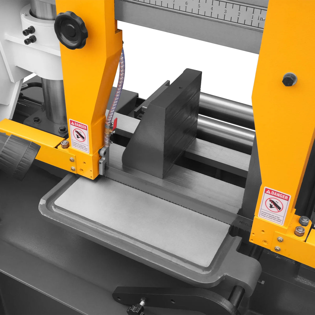 15.7 in Industrial Horizontal Metal Cutting Band Saw, Hydraulic Feed, 3.0/4.0 kW Motor, Manual Clamping, GH424 - view 16