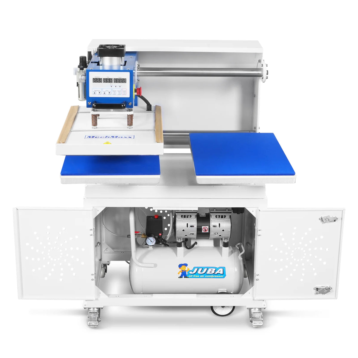 16x24 Inch Commercial Pneumatic Dual Platen Heat Press - Auto Lift Sublimation Transfer Machine with Storage B - view 22