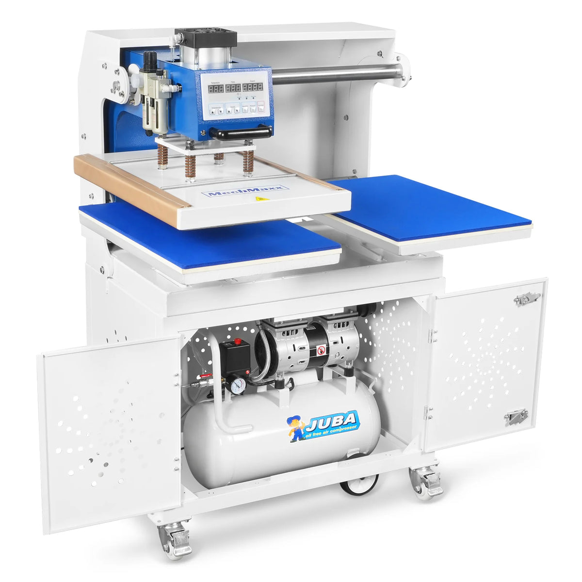 16x24 Inch Commercial Pneumatic Dual Platen Heat Press - Auto Lift Sublimation Transfer Machine with Storage B - view 24