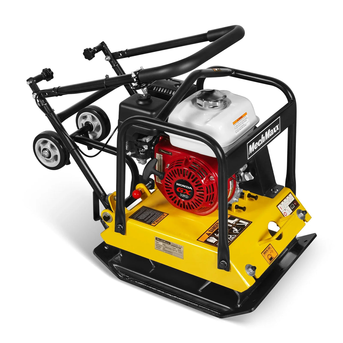 Honda GX160 Vibratory Plate Compactor with Wheel Kit, 3600 lb Centrifugal Force for Soil, Gravel, Asphalt and  - view 10