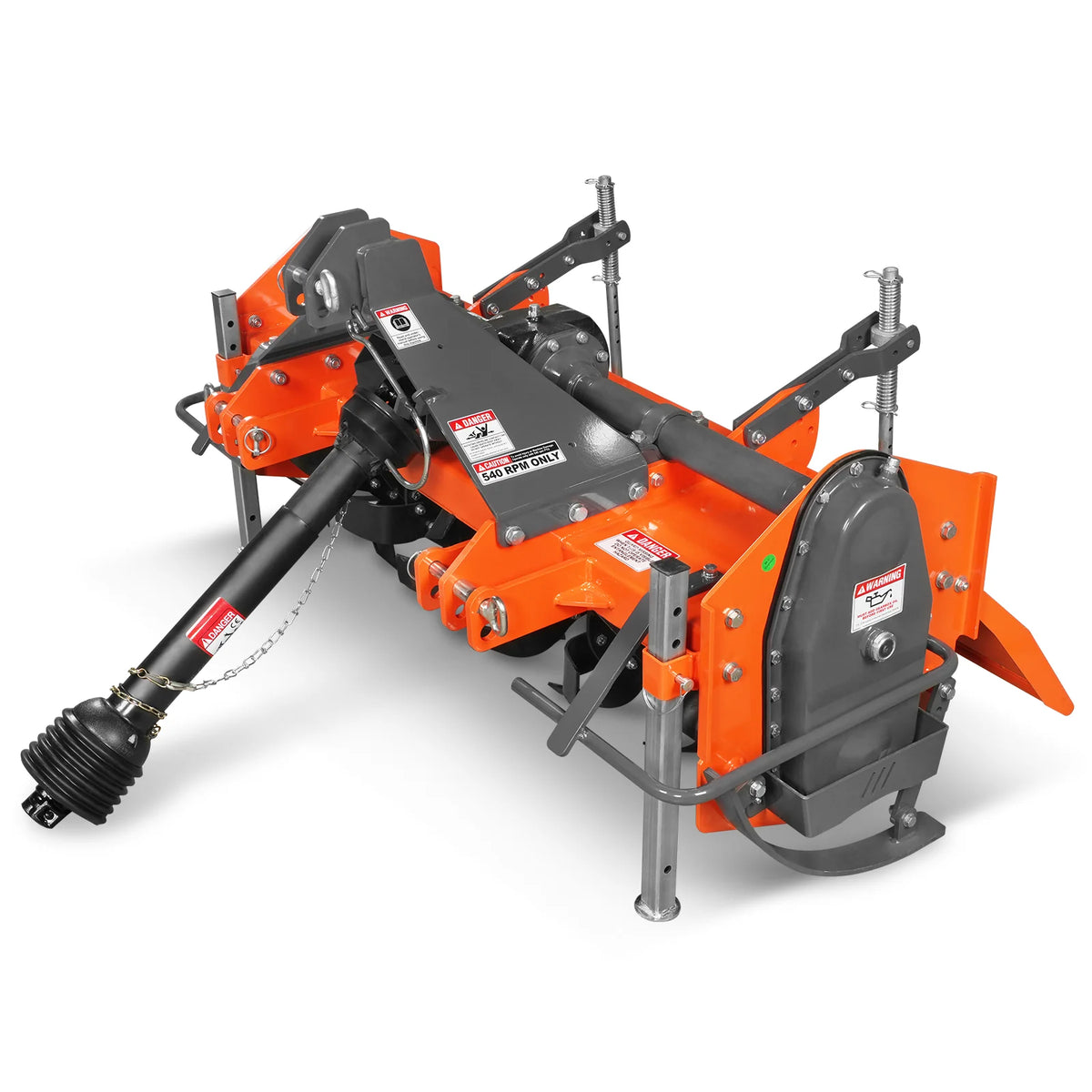 60 in Rotary Tiller, 3 Point Hitch Cat.1 & 2, Gear Drive, PTO Shaft Included with Slip Clutch, 30-60 HP, MRT60 - view 26
