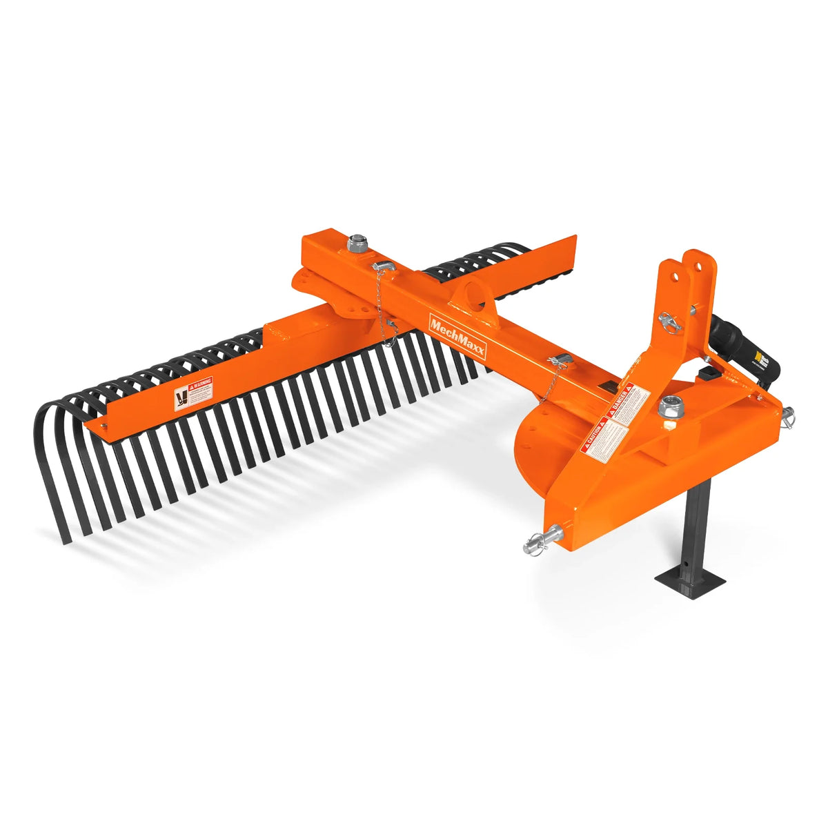 60" Offset Landscape Rake with 30 Tines 3 Point Hitch Tractor Attachment, LRA60 - view 8