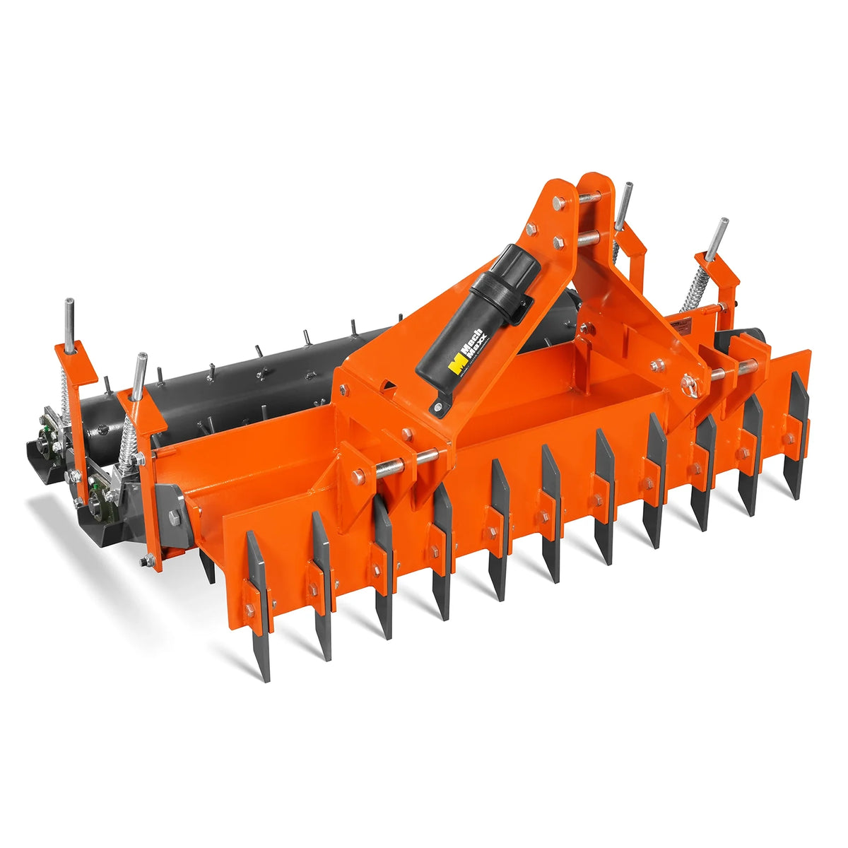 60" Heavy Duty Soil Pulverizer, Double Spiked Roller, 21 Shanks, Category 1 and 2, 3 Point Hitch Tractor Attac - view 21