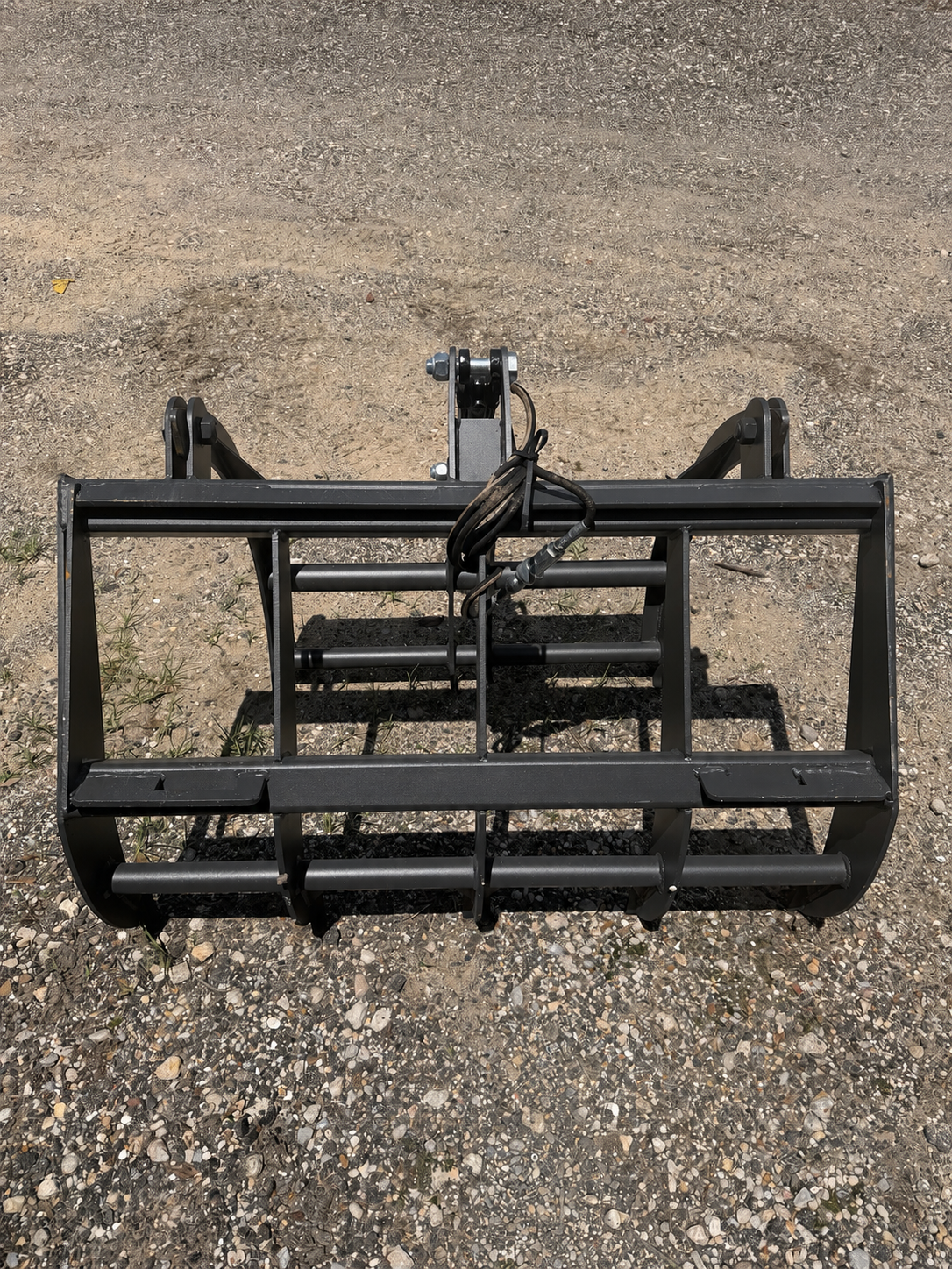 48" Compact Tractor Grapple Rake with Skid Steer Style Quick Attach - view 3