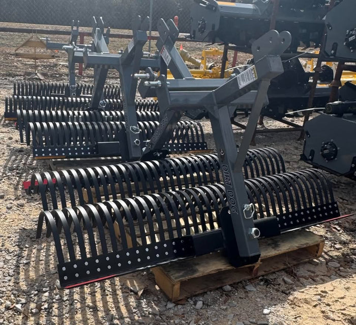 6 FT Dirt Dog Landscape Rake