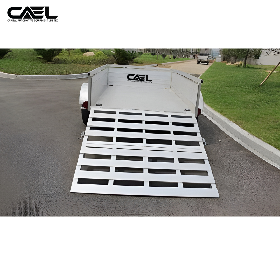 Remorque utilitaire en aluminium CAEL – modèles 8×5, 10×5, 10×6 et 12×6