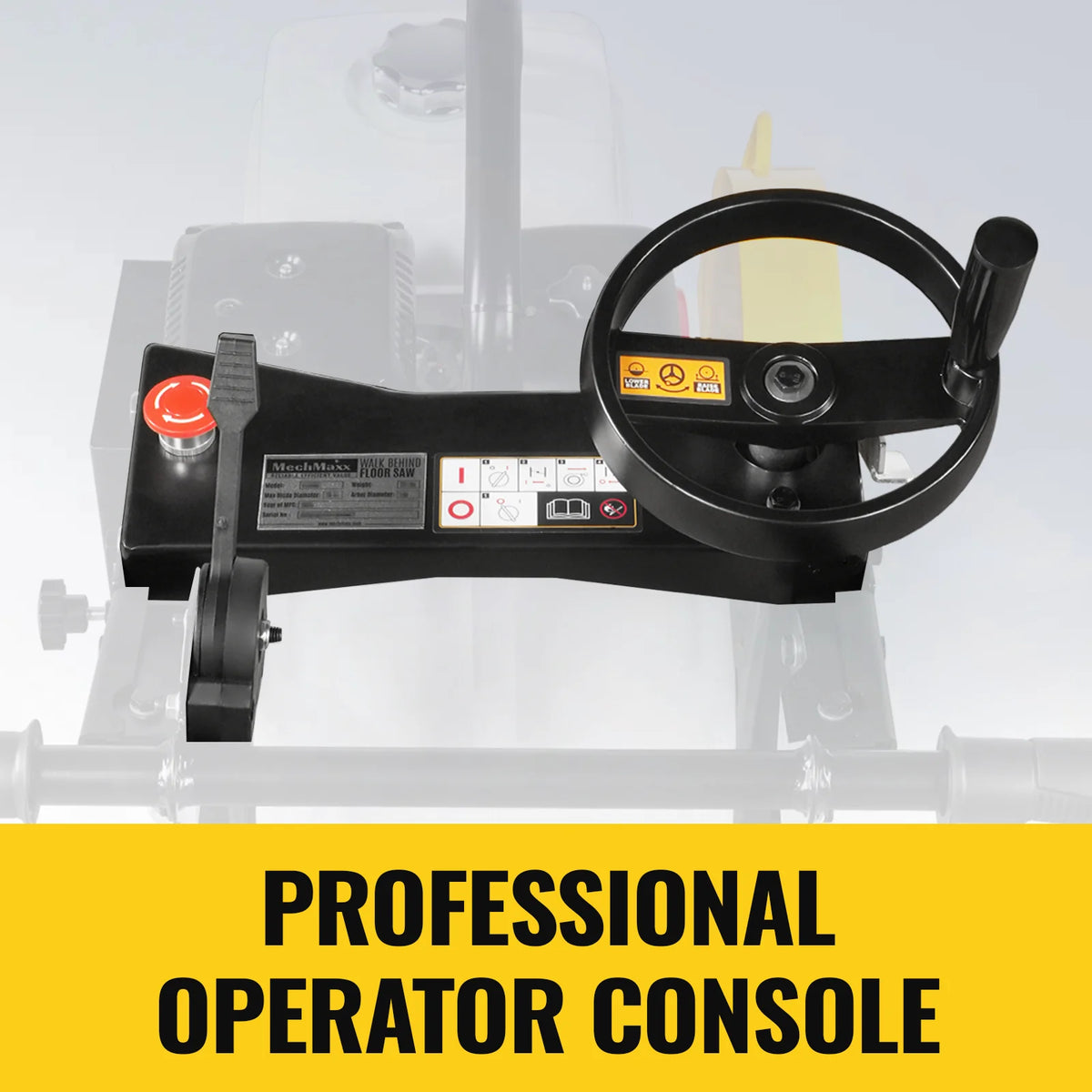 Honda GX390 Walk-Behind Concrete Floor Saw, 20 in Blade, 7 in Cutting Depth, FS480H - view 8