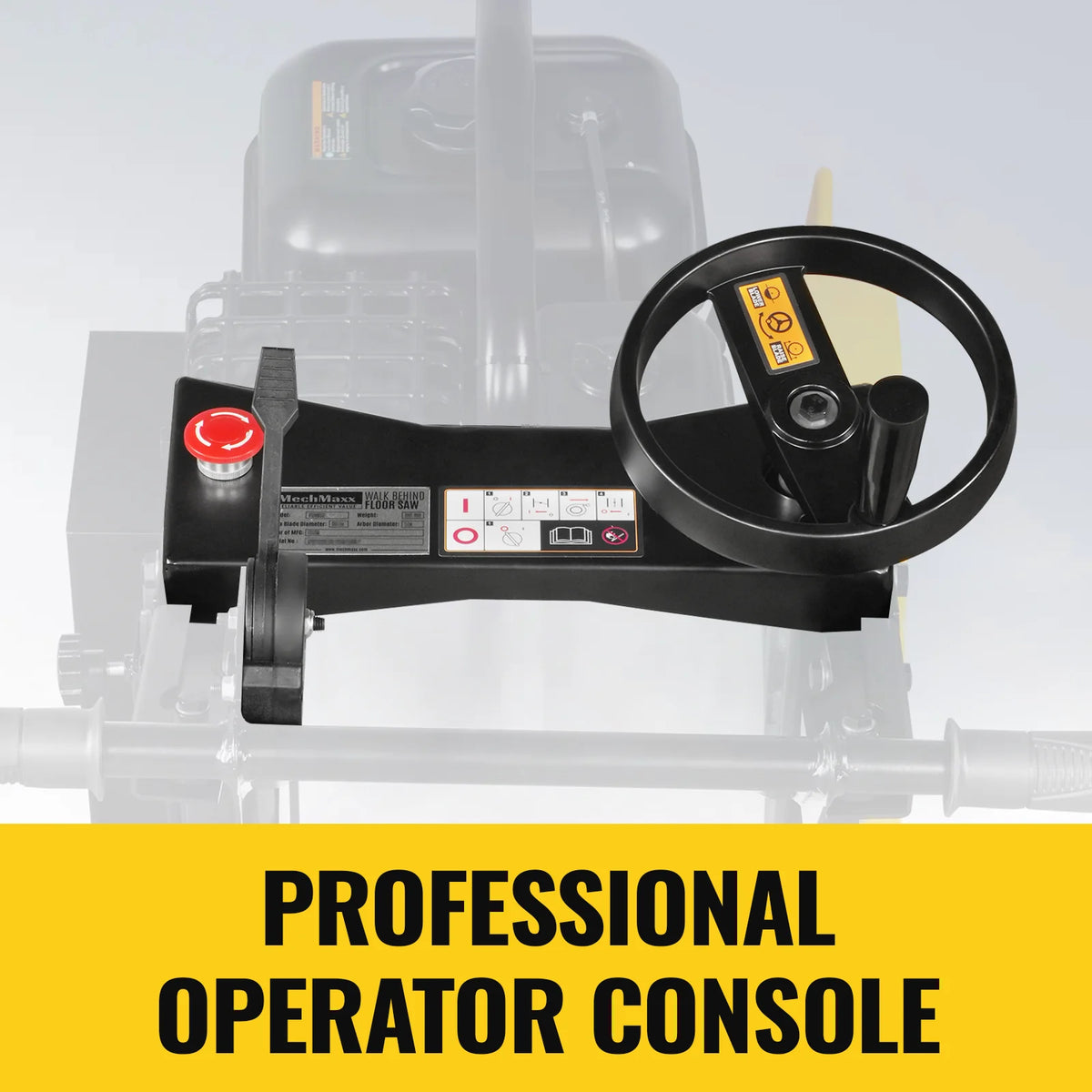 15 HP Walk-Behind Concrete Floor Saw, 20 in Blade, 7 in Cutting Depth, FS480Z - view 7