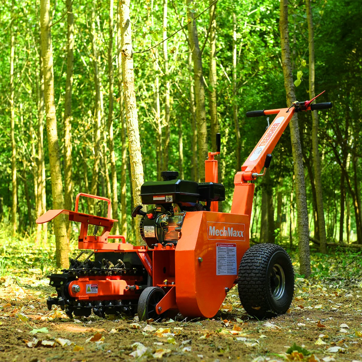 MechMaxx 7HP Gas Powered Cable Ditching Mini Trencher , TCR650 - view 3