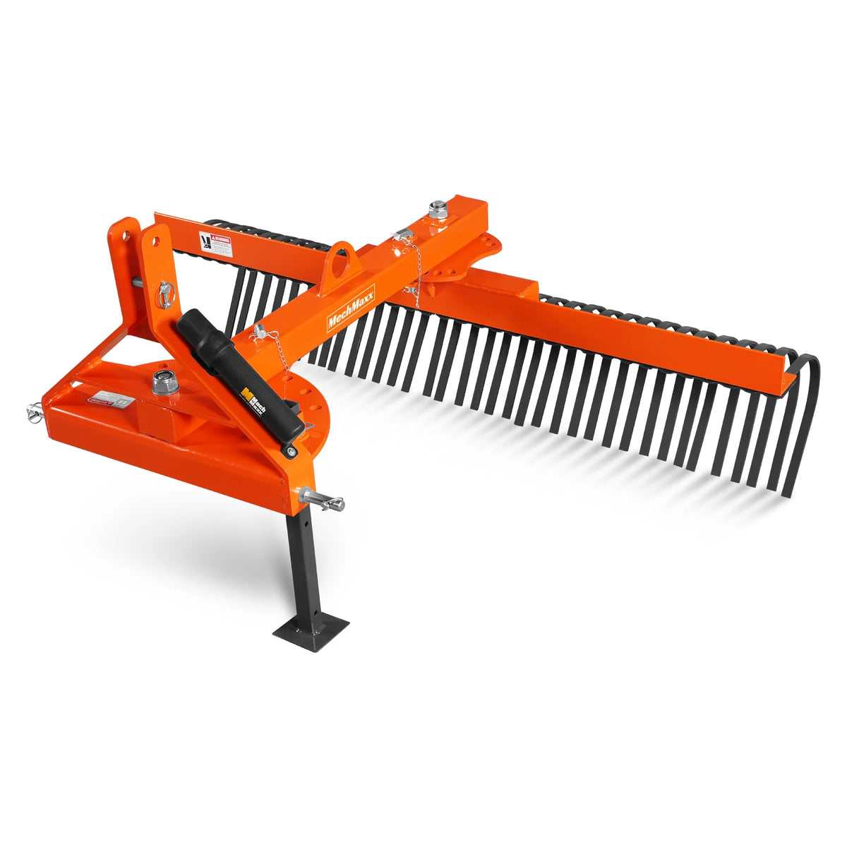 72" Offset Landscape Rake with 36 Tines 3 Point Hitch Tractor Attachment, LRA72 - view 10