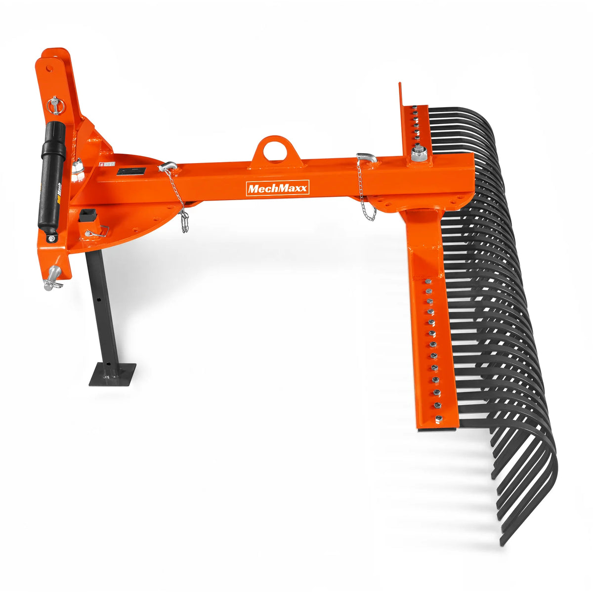 72" Offset Landscape Rake with 36 Tines 3 Point Hitch Tractor Attachment, LRA72 - view 11