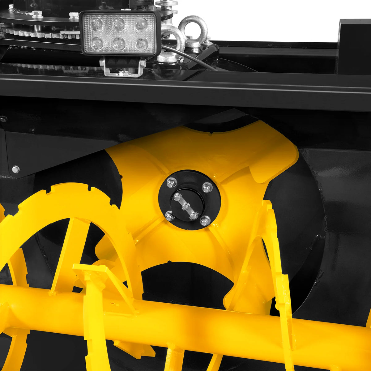 72" Hydraulic Skid Steer Snow Blower, 16–24 GPM, Hydraulic Chute Rotator & Deflector, 24" Impeller, SSB72H - view 3