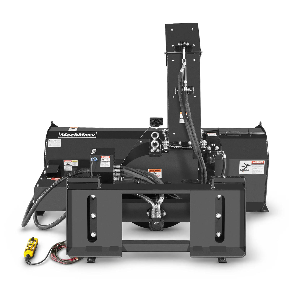 72" Hydraulic Skid Steer Snow Blower, 16–24 GPM, Hydraulic Chute Rotator & Deflector, 24" Impeller, SSB72H - view 12