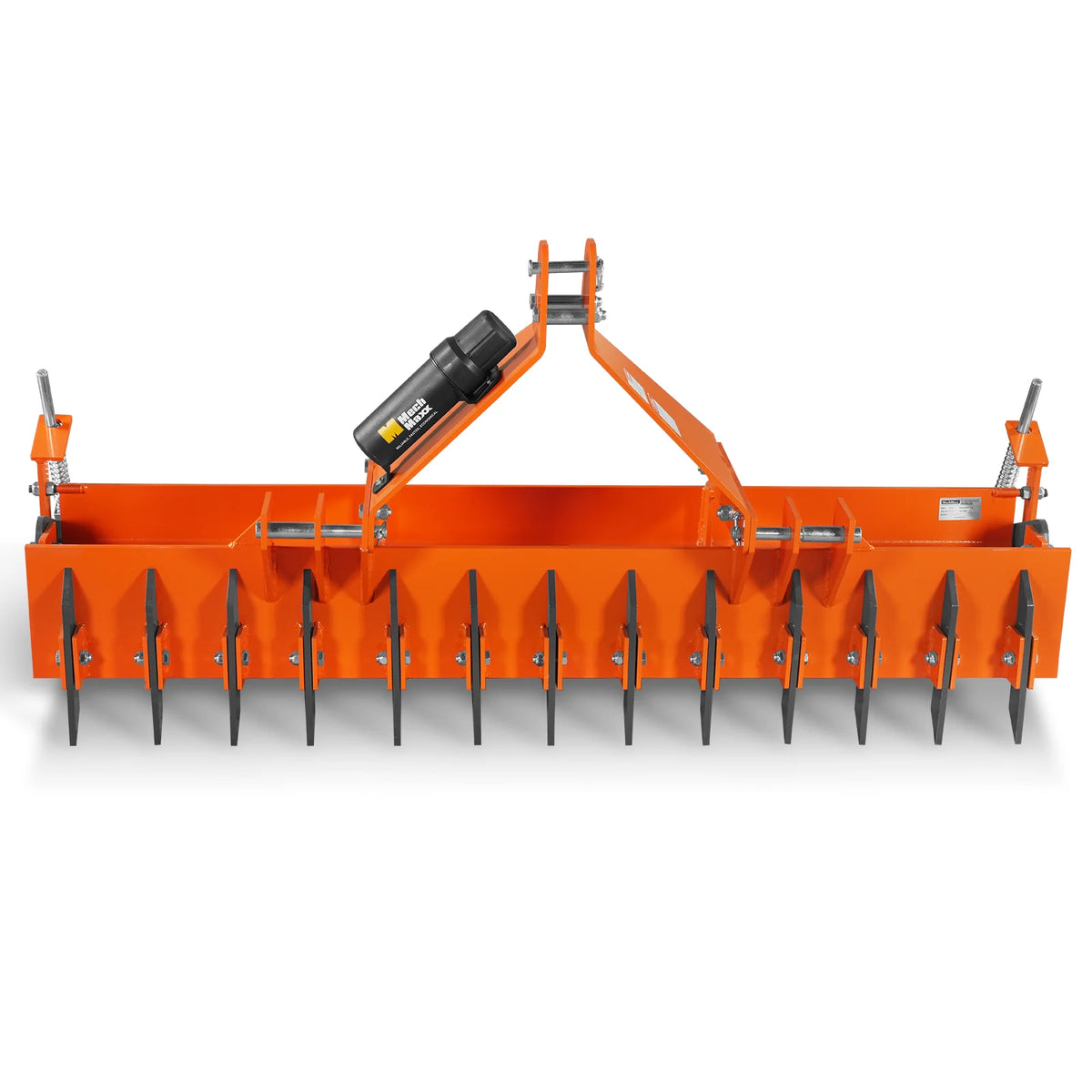 72" Heavy Duty Soil Pulverizer, Single Spiked Roller, 25 Shanks, Category 1 and 2, 3 Point Hitch Tractor Attac - view 17