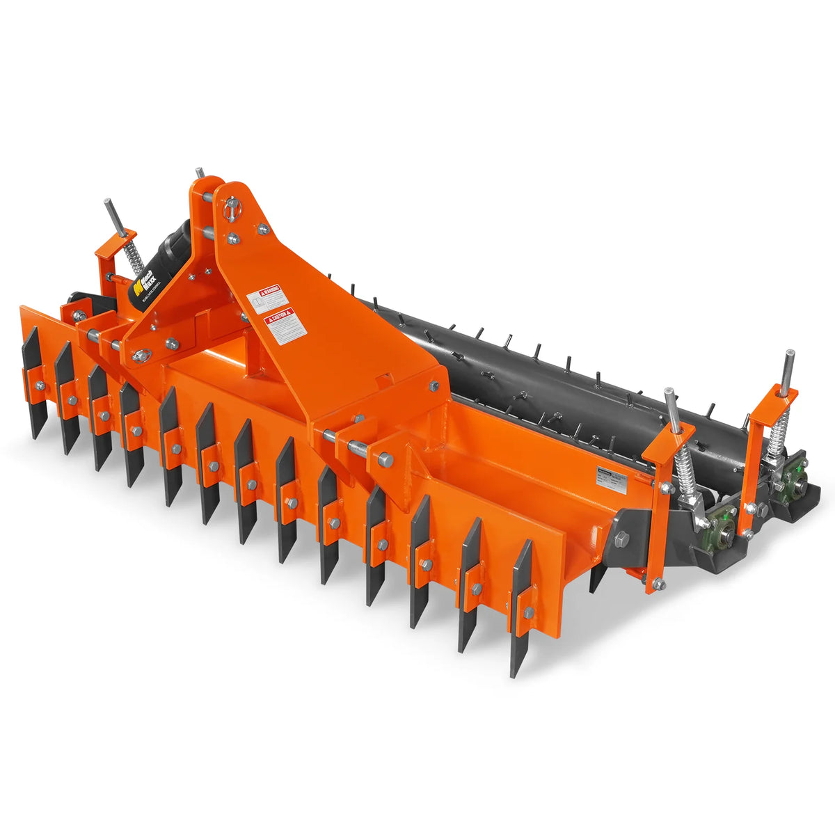72" Heavy Duty Soil Pulverizer, Double Spiked Roller, 25 Shanks, Category 1 and 2, 3 Point Hitch Tractor Attac - view 17