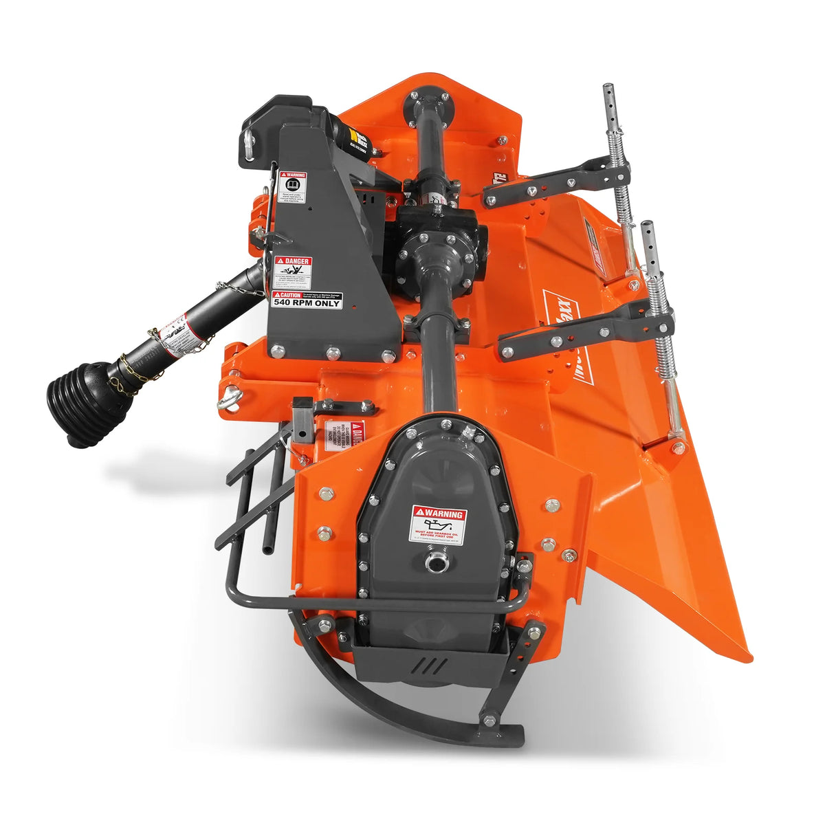 72 in Rotary Tiller, 3 Point Hitch Cat.1 & 2, Gear Drive, PTO Shaft Included with Slip Clutch, 35-70 HP, MRT72 - view 30