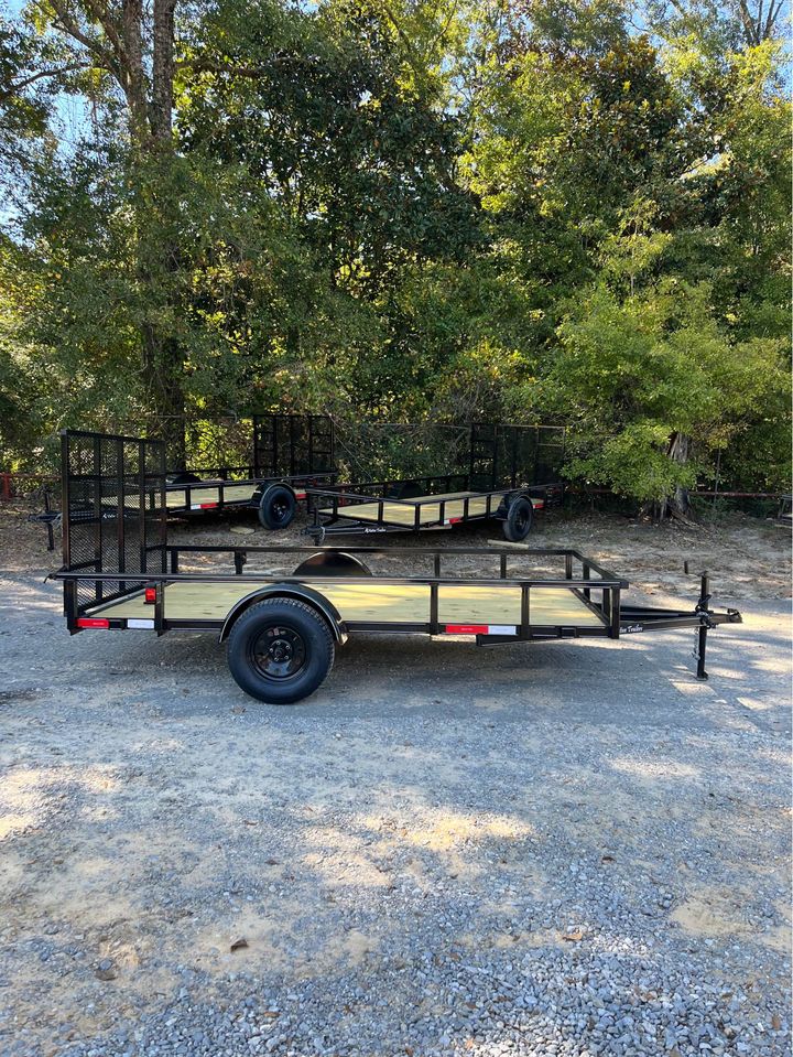77 x 12 Tube Top Utility Trailer with 4 FT HD Gate - view 2