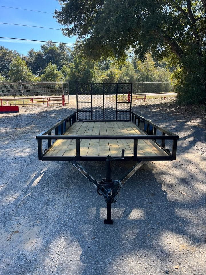 77 x 14 Tube Top Utility Trailer with 4 FT HD Gate - view 3
