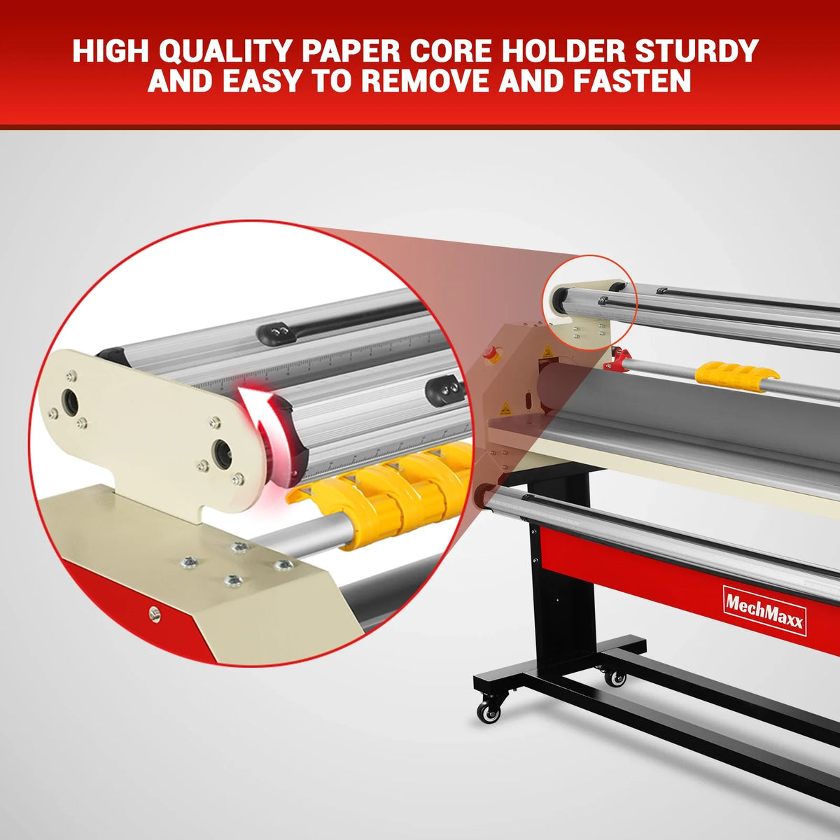 65 in Wide Format Pneumatic Laminator, 4 Trimmers, 40 ft/min, Infrared Heating, 1700-B2RED (Air Compressor Not - view 7