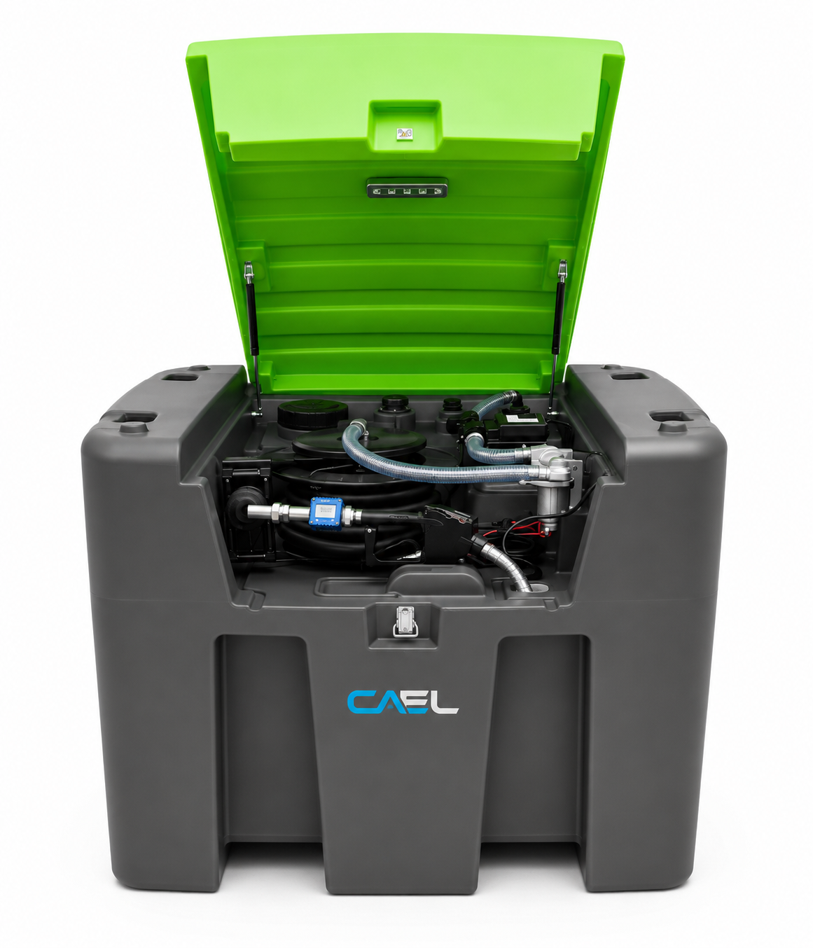 Cuve gasoil CAEL DD980 de 980 L avec enrouleur et couvercle verrouillable