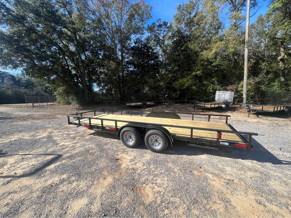 83 x 20 Tube Top Tandem Utility Trailer with 5 FT Slide-In Ramps - view 3
