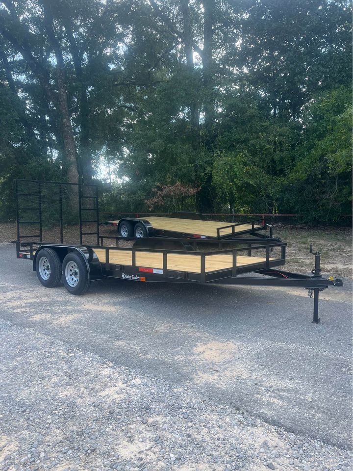 83 x 16 Eco Tandem Utility Trailer with 5 FT Gate
