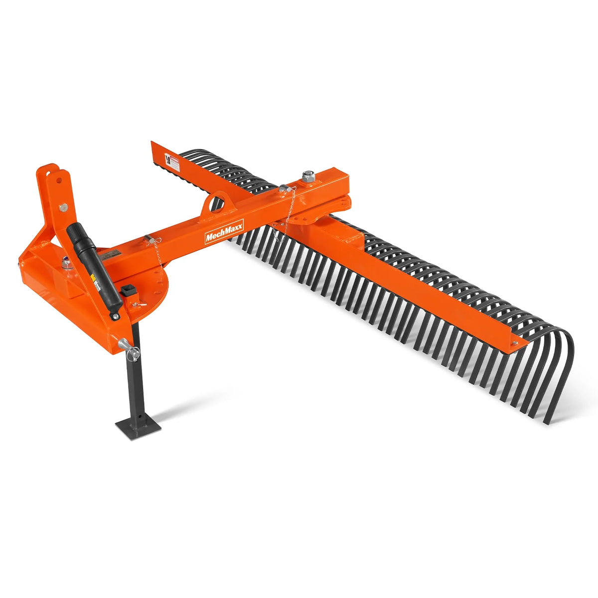 84" Offset Landscape Rake with 42 Tines 3 Point Hitch Tractor Attachment, LRA84 - view 10