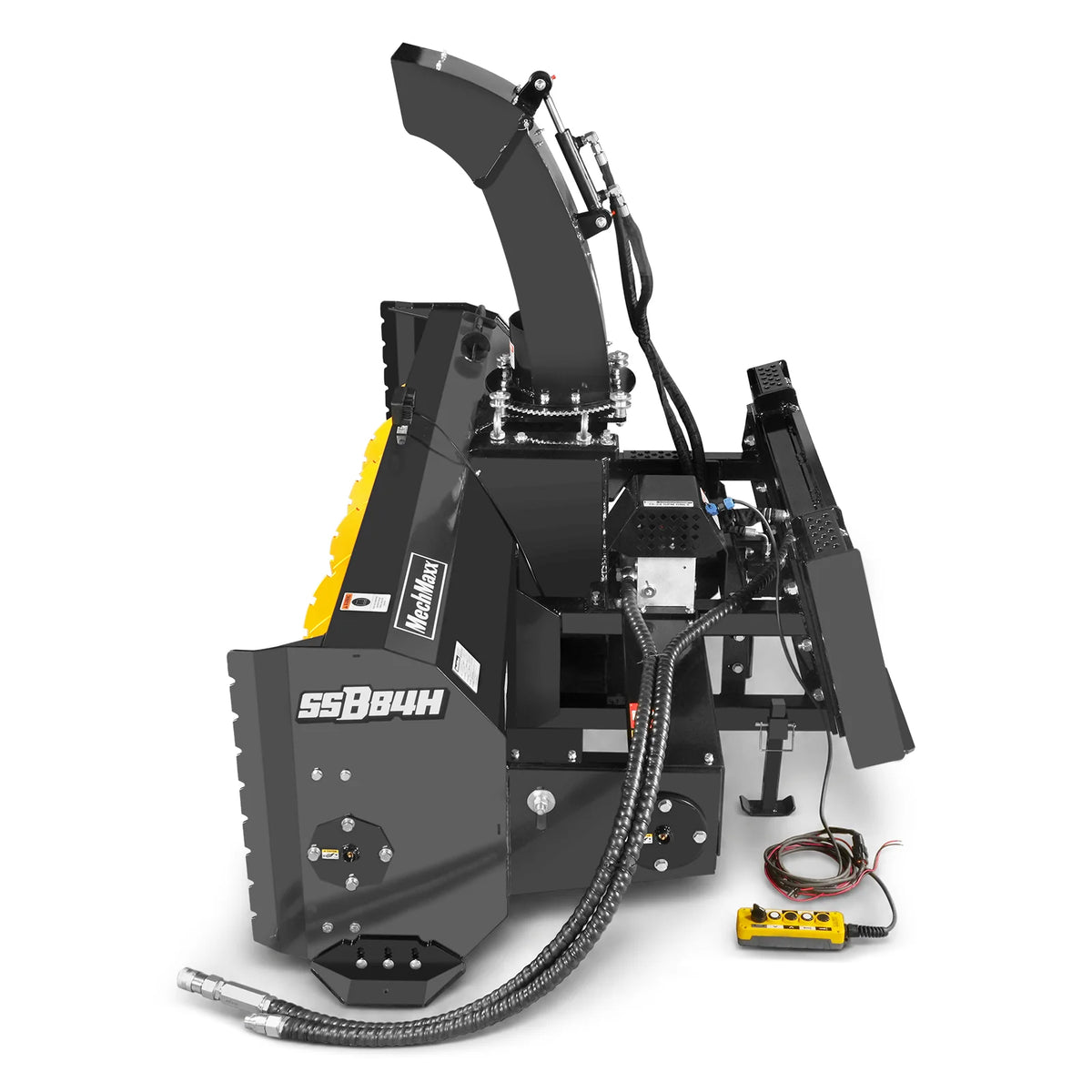84" Hydraulic Skid Steer Snow Blower, 16–24 GPM, Hydraulic Chute Rotator & Deflector, 24" Impeller, SSB84H - view 14