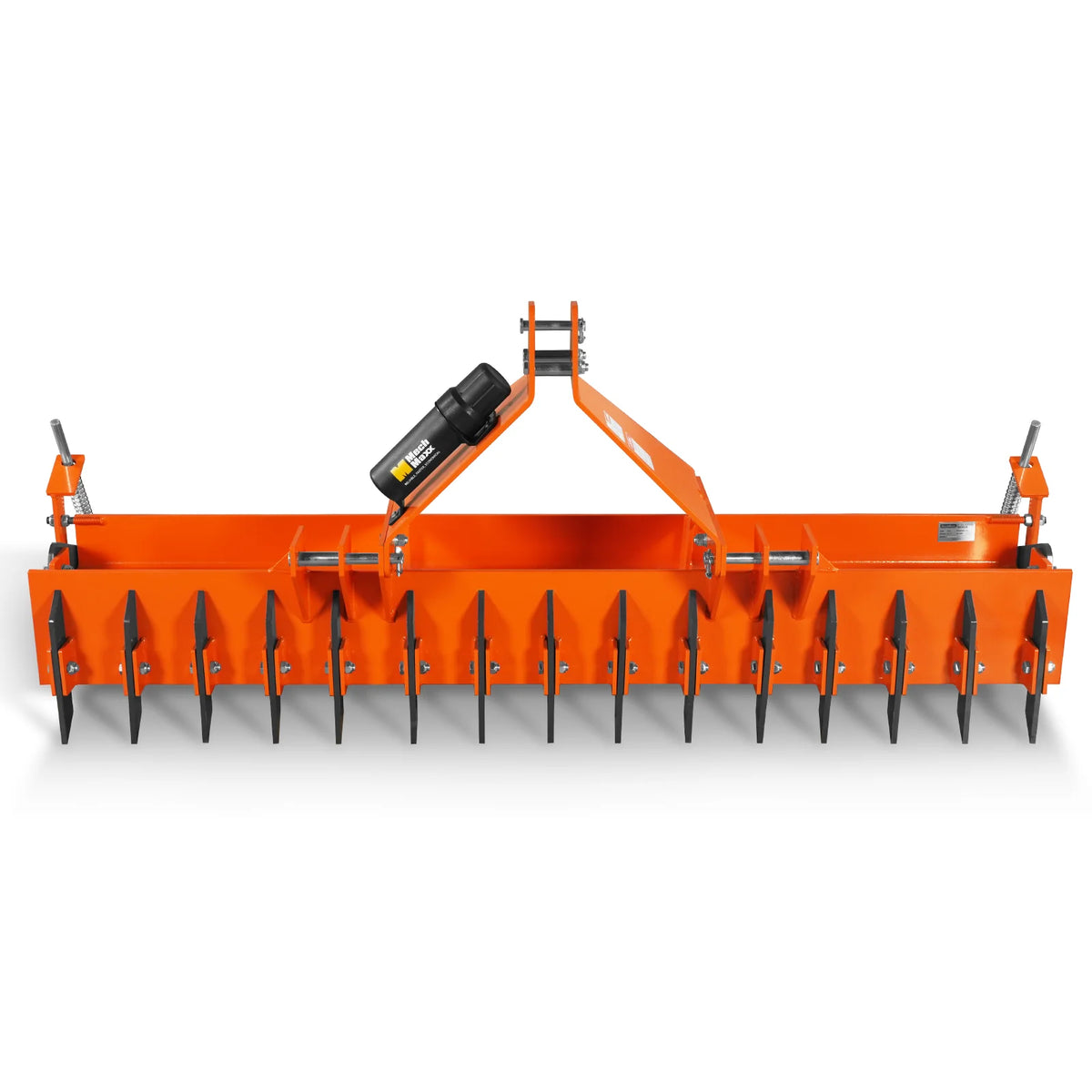 84" Heavy Duty Soil Pulverizer, Single Spiked Roller, 29 Shanks, Category 1 and 2, 3 Point Hitch Tractor Attac - view 17