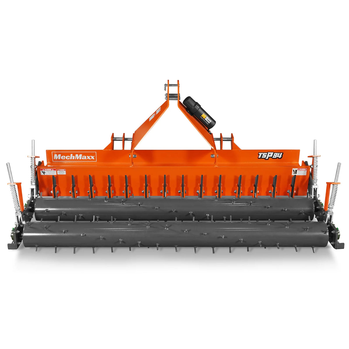 84" Heavy Duty Soil Pulverizer, Double Spiked Roller, 29 Shanks, Category 1 and 2, 3 Point Hitch Tractor Attac - view 14