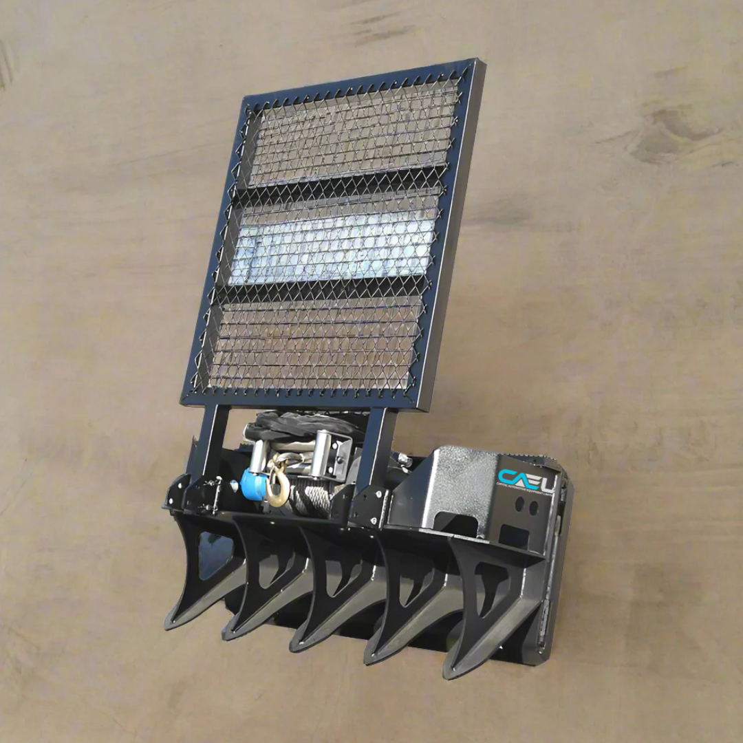 CAEL SLW-3T Hydraulische Forstseilwinde für Kompaktlader – 3 Tonnen